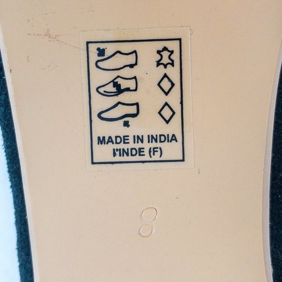 BDG UO 8/9 Black Suede Leather Flats NWOT - Picture 6 of 10